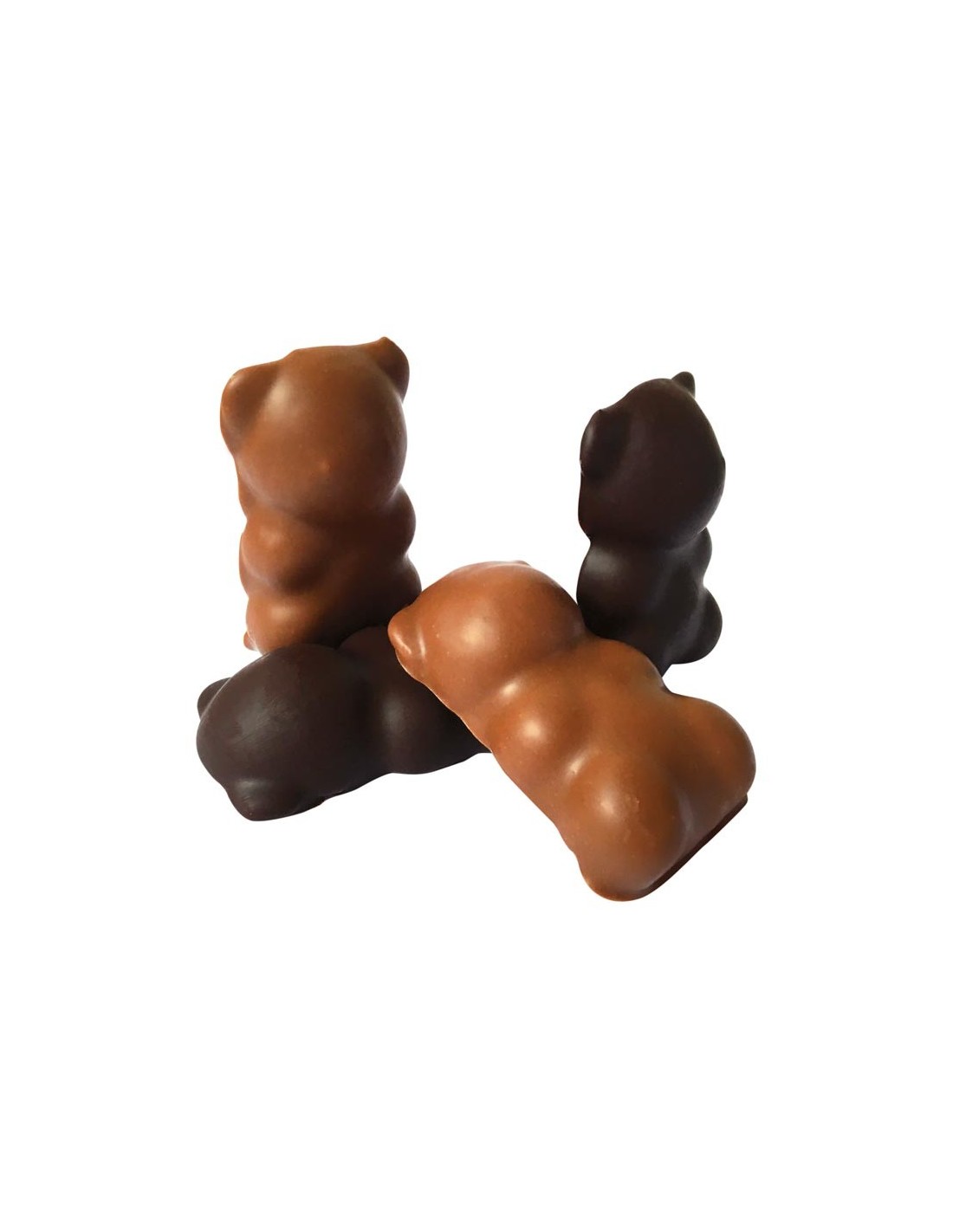 Oursons guimauve Chocolat noir x4